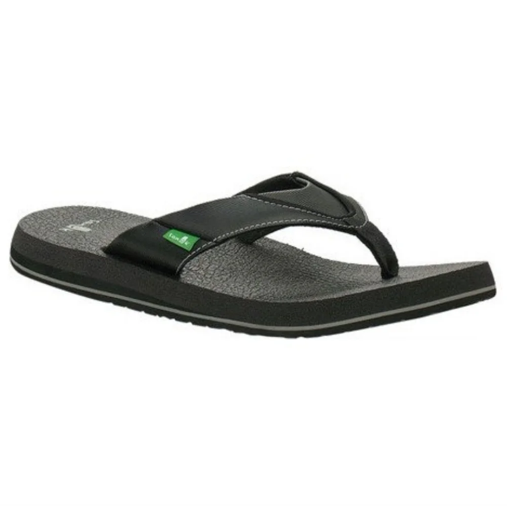 Sanuk Mens Comfort Sandals Flip Flop Flats shoes sz 8